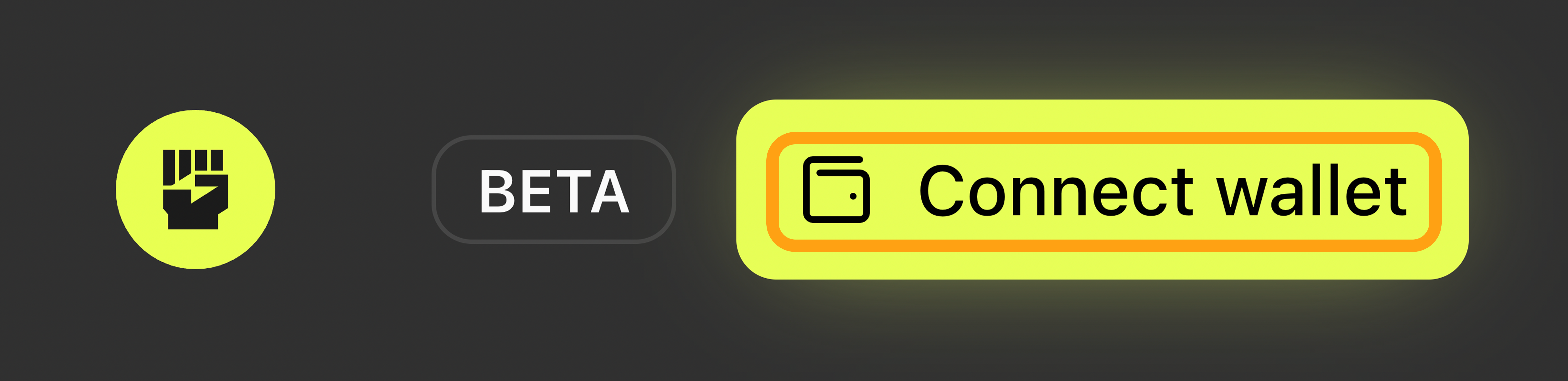 The “Connect wallet” button